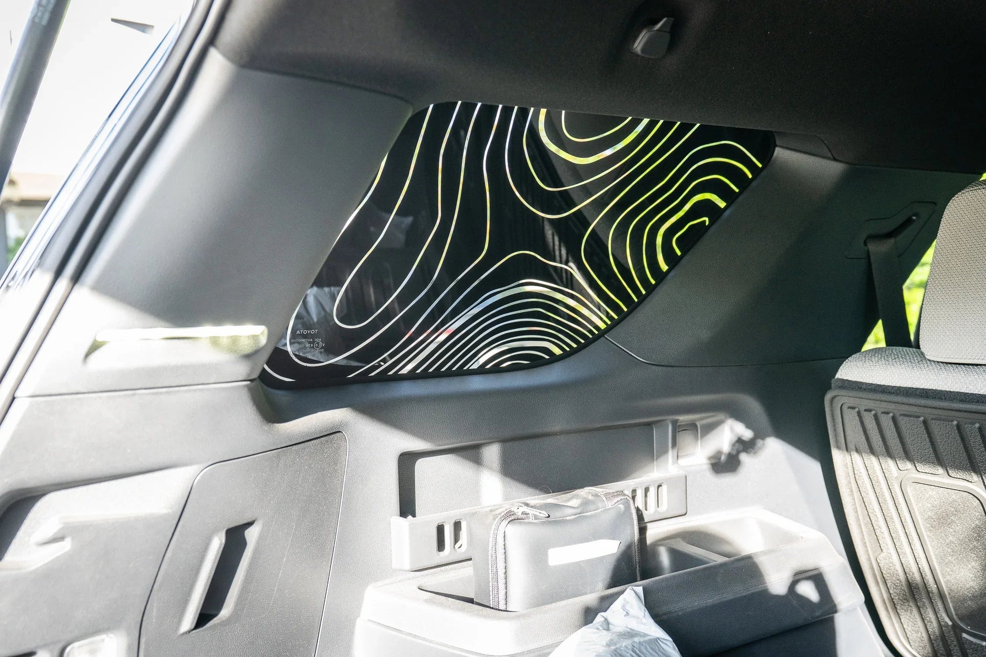 Topographic Rear Window Overlay V2 - 2025+ 4Runner - 254RUNRWINTP-MB-254RUNRWINTP-GB-  DRIVEN - 9