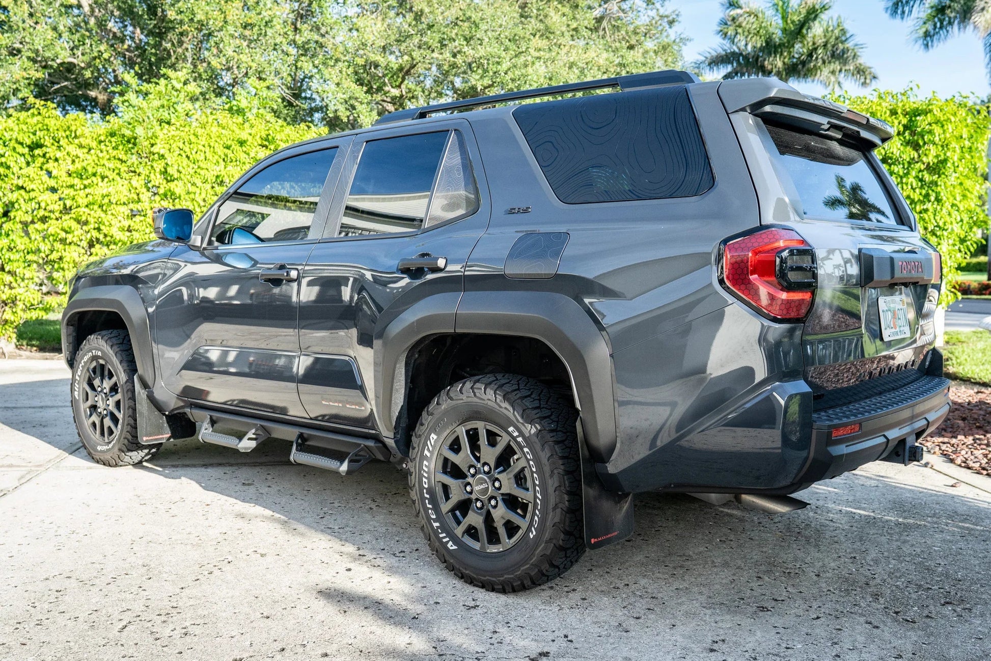 Topographic Map Fuel Door Overlay - 2025+ 4Runner - 24LCFUEL-TP.CL-  DRIVEN - 6