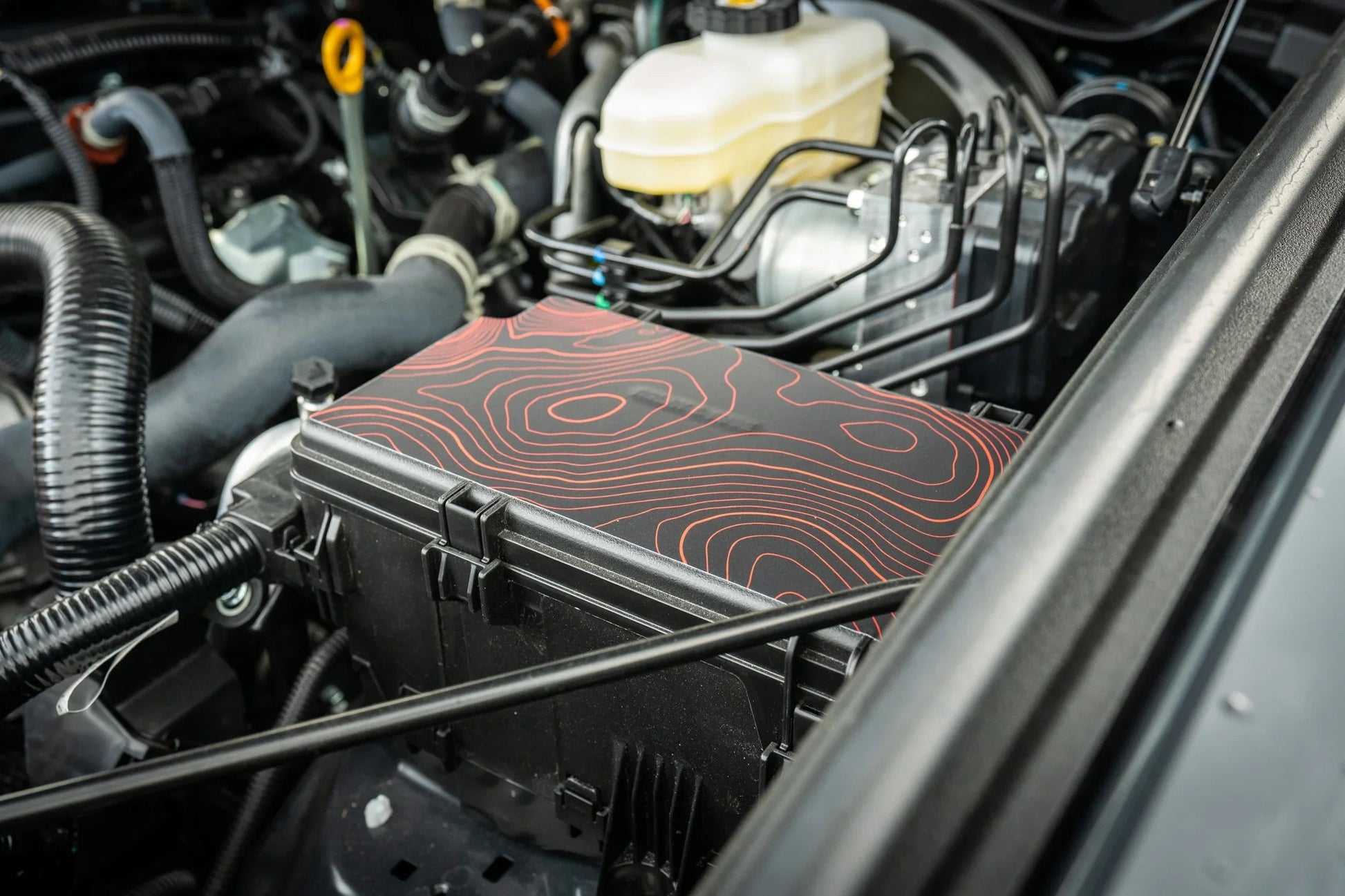 Driver Side Fuse Box Topographic Overlay - 2024+ Land Cruiser / 2025+ 4Runner - 254RUN-DSFS-4RUN-TPWH-254RUN-DSFS-4RUN-TPWH-254RUN-DSFS-4RUN-TPHB-254RUN-DSFS-4RUN-TPVB-254RUN-DSFS-4RUN-TPAG-  DRIVEN - 5