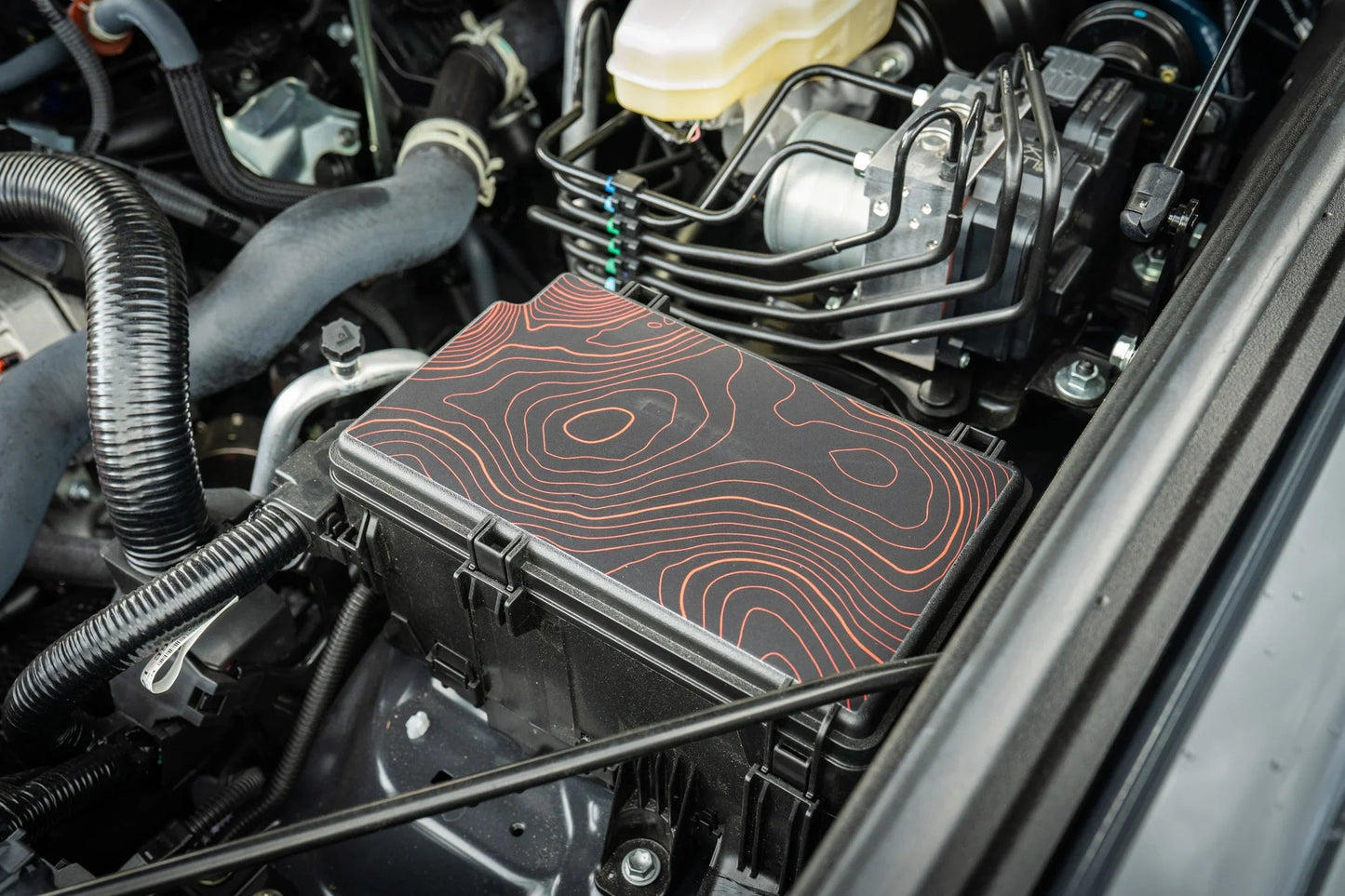 Driver Side Fuse Box Topographic Overlay - 2024+ Land Cruiser / 2025+ 4Runner - 254RUN-DSFS-4RUN-TPWH-254RUN-DSFS-4RUN-TPWH-254RUN-DSFS-4RUN-TPHB-254RUN-DSFS-4RUN-TPVB-254RUN-DSFS-4RUN-TPAG-  DRIVEN - 1