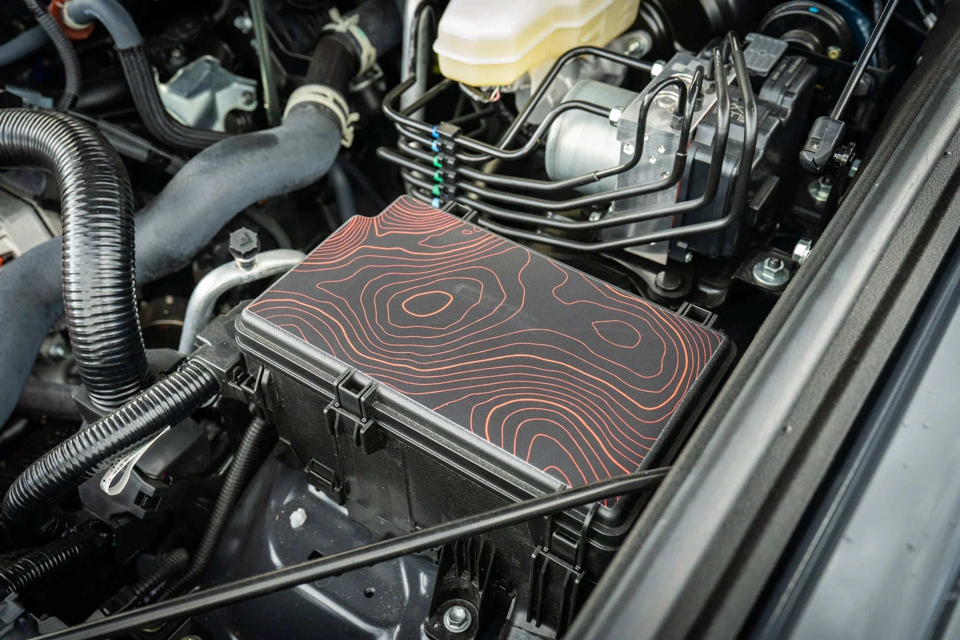 Driver Side Fuse Box Topographic Overlay - 2024+ Land Cruiser / 2025+ 4Runner - 254RUN-DSFS-4RUN-TPWH-254RUN-DSFS-4RUN-TPWH-254RUN-DSFS-4RUN-TPHB-254RUN-DSFS-4RUN-TPVB-254RUN-DSFS-4RUN-TPAG-  DRIVEN - 1
