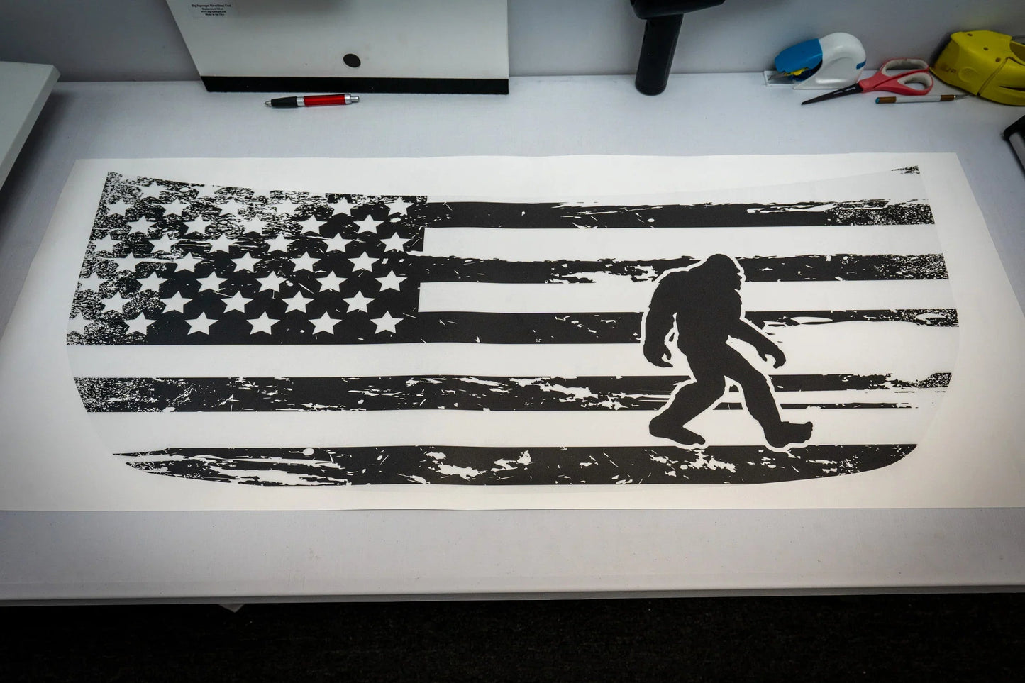 Stealth Clear American Flag Hood Overlay - 2021+ Bronco - 21BRONCOAMFHD-21BRONCOAMFHDB-21BRONCOAMFHDS-21BRONCOAMFHD-X2-21BRONCOAMFHDB-X2-  DRIVEN - 5