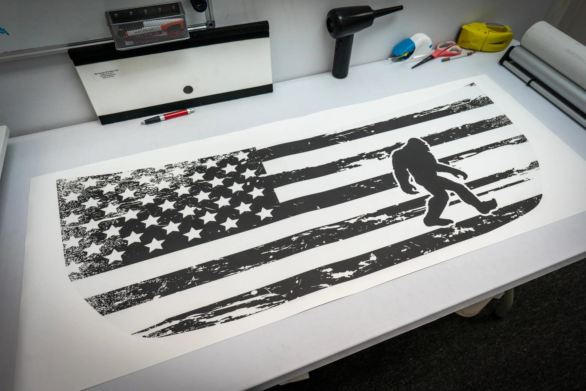 Stealth Clear American Flag Hood Overlay - 2021+ Bronco - 21BRONCOAMFHD-21BRONCOAMFHDB-21BRONCOAMFHDS-21BRONCOAMFHD-X2-21BRONCOAMFHDB-X2-  DRIVEN - 7