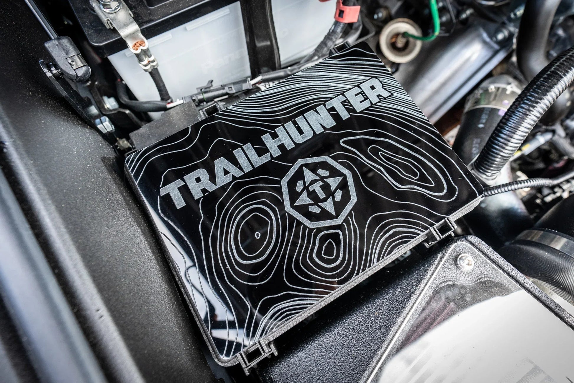 Trailhunter Special Edition Fuse Box Acrylic Plates - *2024+ Tacoma / 2025+ 4Runner - 254R-PSFB.TH-PASS-254R-PSFB.TH-DRV-254R-PSFB.TH-COMBO-  DRIVEN - 1