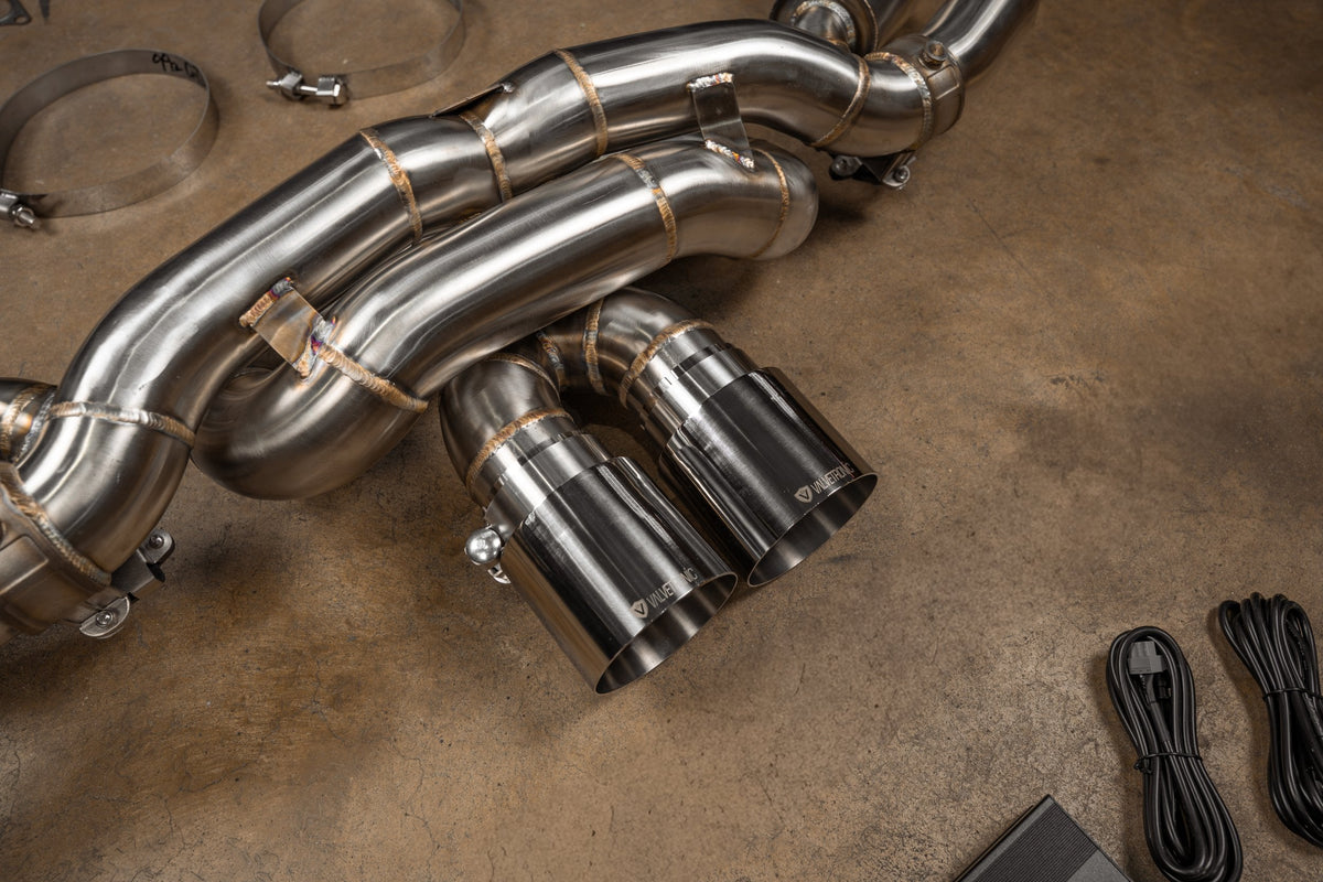 Valvetronic Valved Sport Exhaust System for Porsche 992 GT3/RS - POR.992.GT3.VSES.F1.BR-  DRIVEN - 11