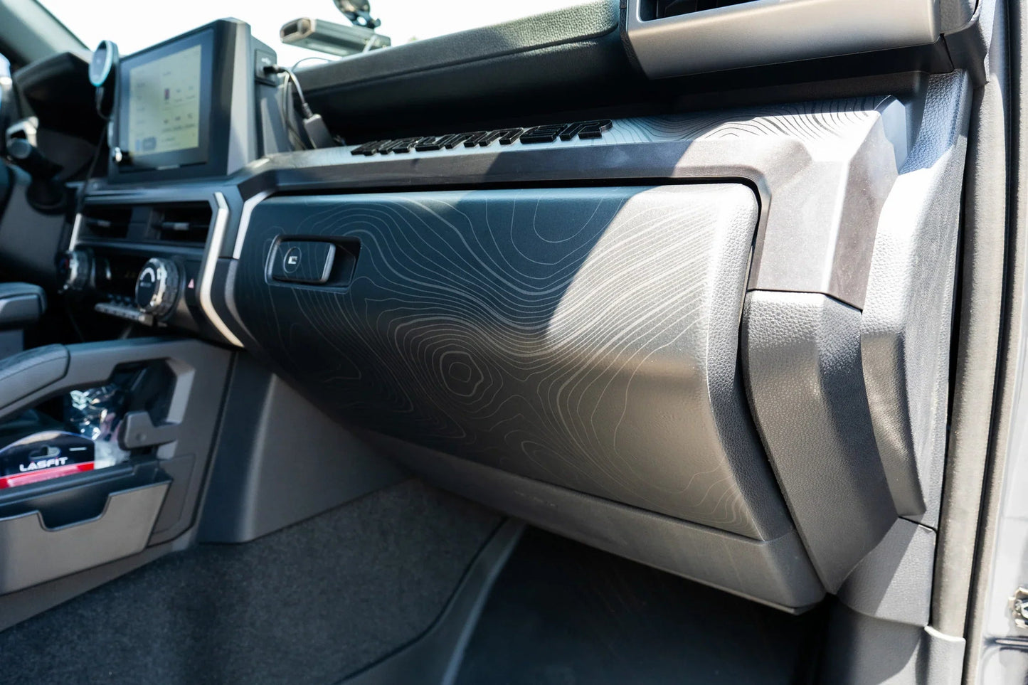 Topographic Glove Box Protection - 2024+ Tacoma / 2025+ 4Runner - 254RUNNER-GLOVE-TP.WH-254RUNNER-GLOVE-TP.JA-254RUNNER-GLOVE-TP.HB-254RUNNER-GLOVE-TP.VB-254RUNNER-GLOVE-TP.AG-  DRIVEN - 3