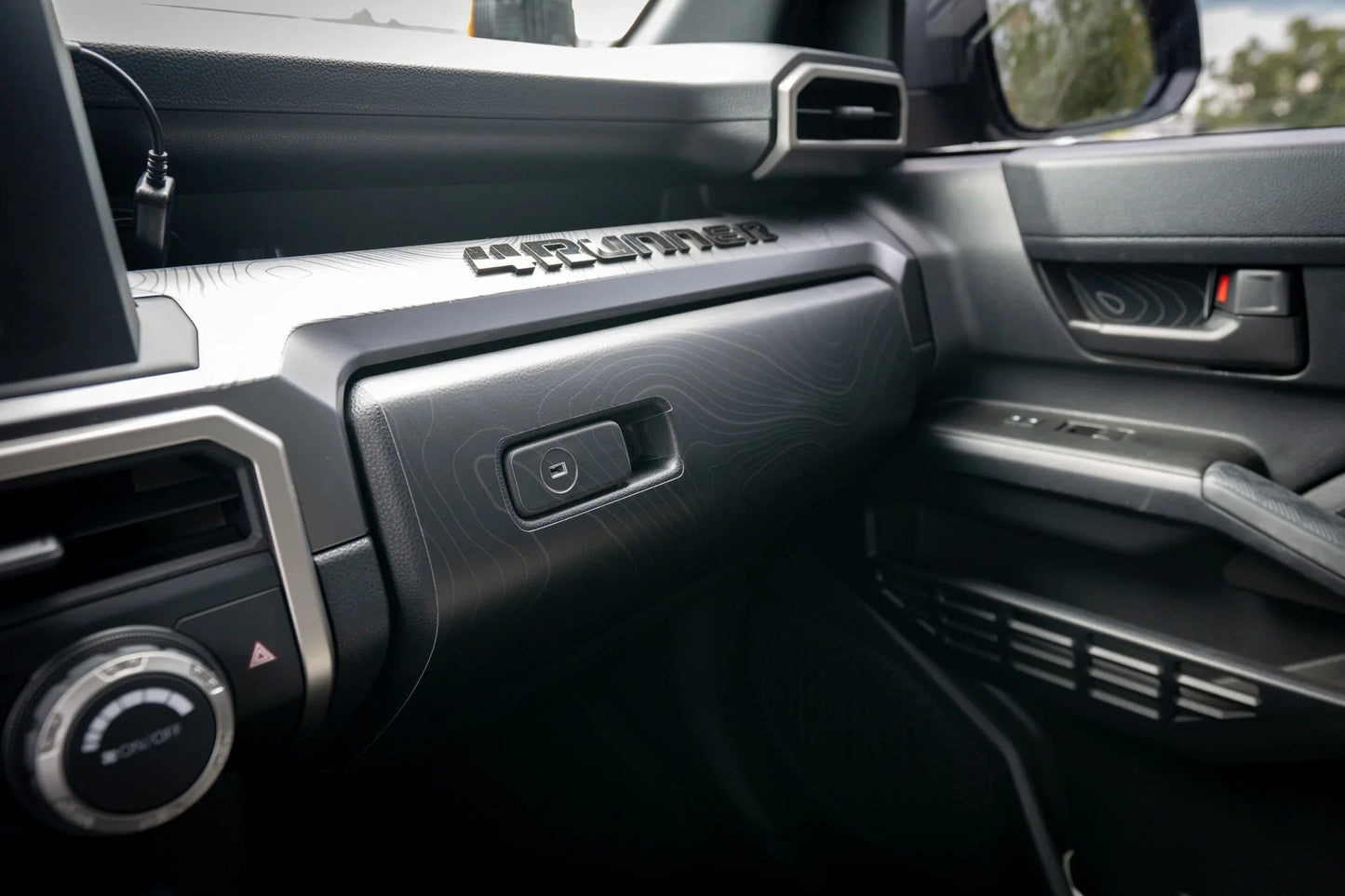 Topographic Glove Box Protection - 2024+ Tacoma / 2025+ 4Runner - 254RUNNER-GLOVE-TP.WH-254RUNNER-GLOVE-TP.JA-254RUNNER-GLOVE-TP.HB-254RUNNER-GLOVE-TP.VB-254RUNNER-GLOVE-TP.AG-  DRIVEN - 4