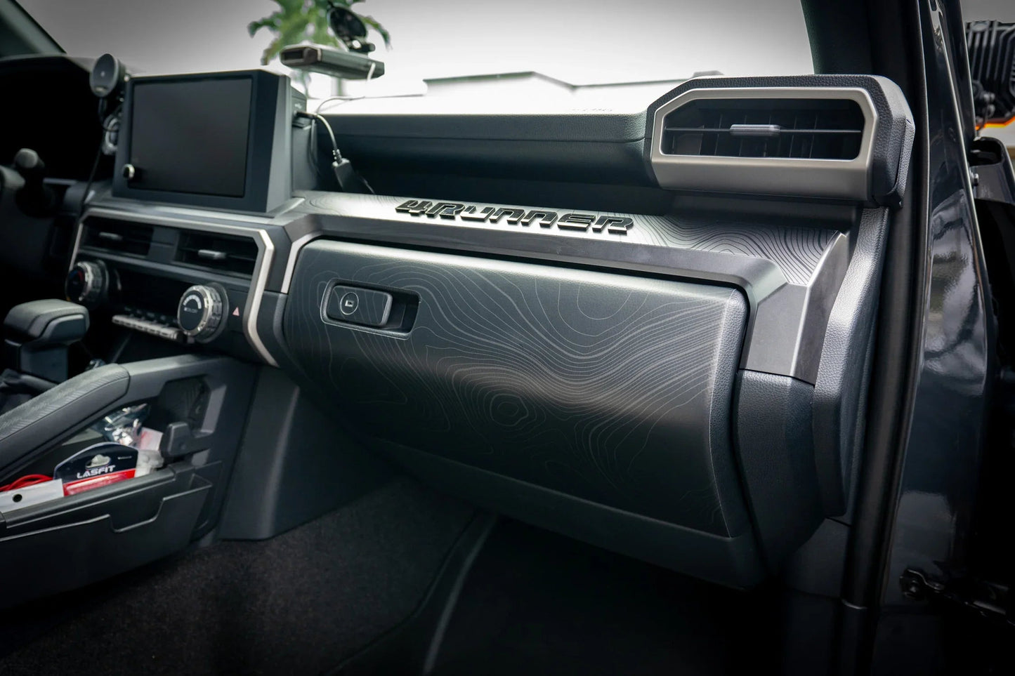 Topographic Glove Box Protection - 2024+ Tacoma / 2025+ 4Runner - 254RUNNER-GLOVE-TP.WH-254RUNNER-GLOVE-TP.JA-254RUNNER-GLOVE-TP.HB-254RUNNER-GLOVE-TP.VB-254RUNNER-GLOVE-TP.AG-  DRIVEN - 7