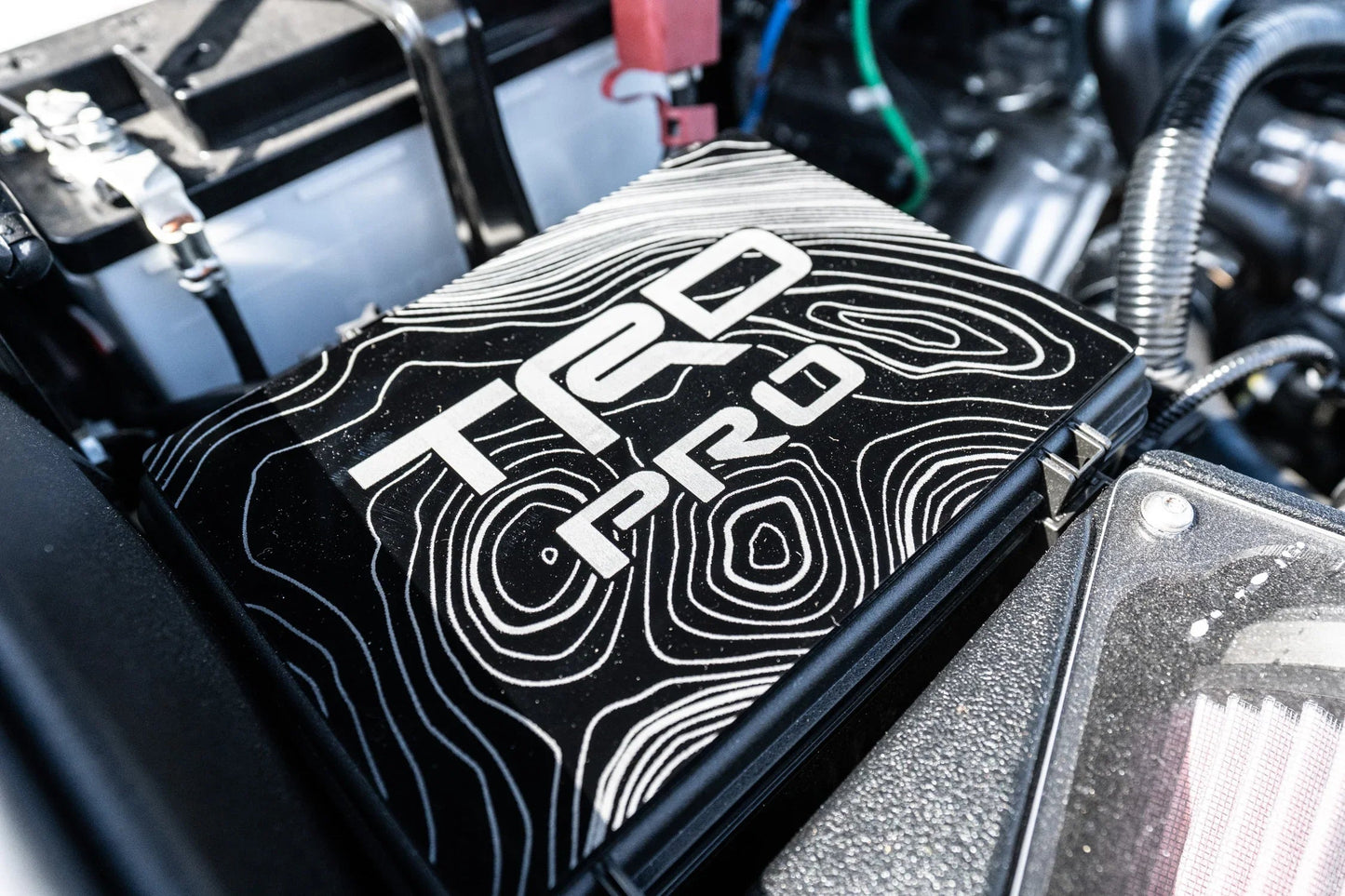 TRD Pro Special Edition Passenger Side Fuse Box Acrylic Plate - 2024+ Tacoma / 2025+ 4Runner - 254R-PSFB.TRDP-  DRIVEN - 1