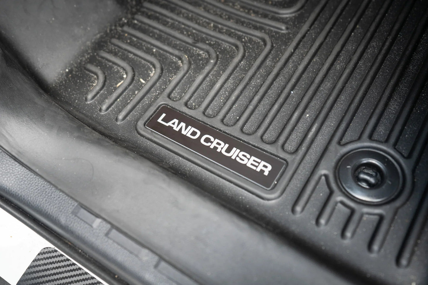 Land Cruiser Weathertech or Husky Floor Mat Logo (Etched) - Universal - UNIVERSALWT-LC-47S-UNIVERSALWT-LC-47R-UNIVERSALHUSREC-LC-5S-UNIVERSALHUSREC-LC-5R-UNIVERSALHUSRD-LC-56S-  DRIVEN - 2