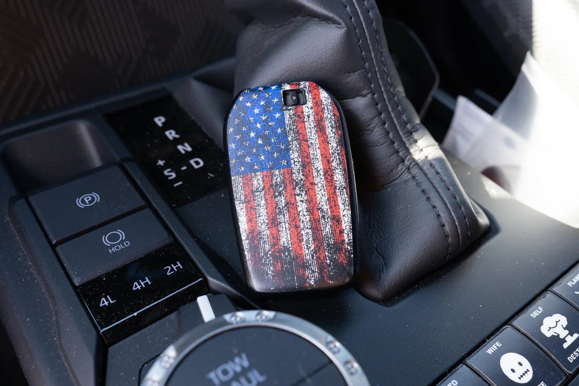 Freedom Series Key Fob Overlays - 2024+ Tacoma / 2025+ 4Runner - 254RUNNER-KEY-BW-254RUNNER-KEY-TBL-254RUNNER-KEY-TRL-254RUNNER-KEY-TGL-254RUNNER-KEY-RWB-  DRIVEN - 5