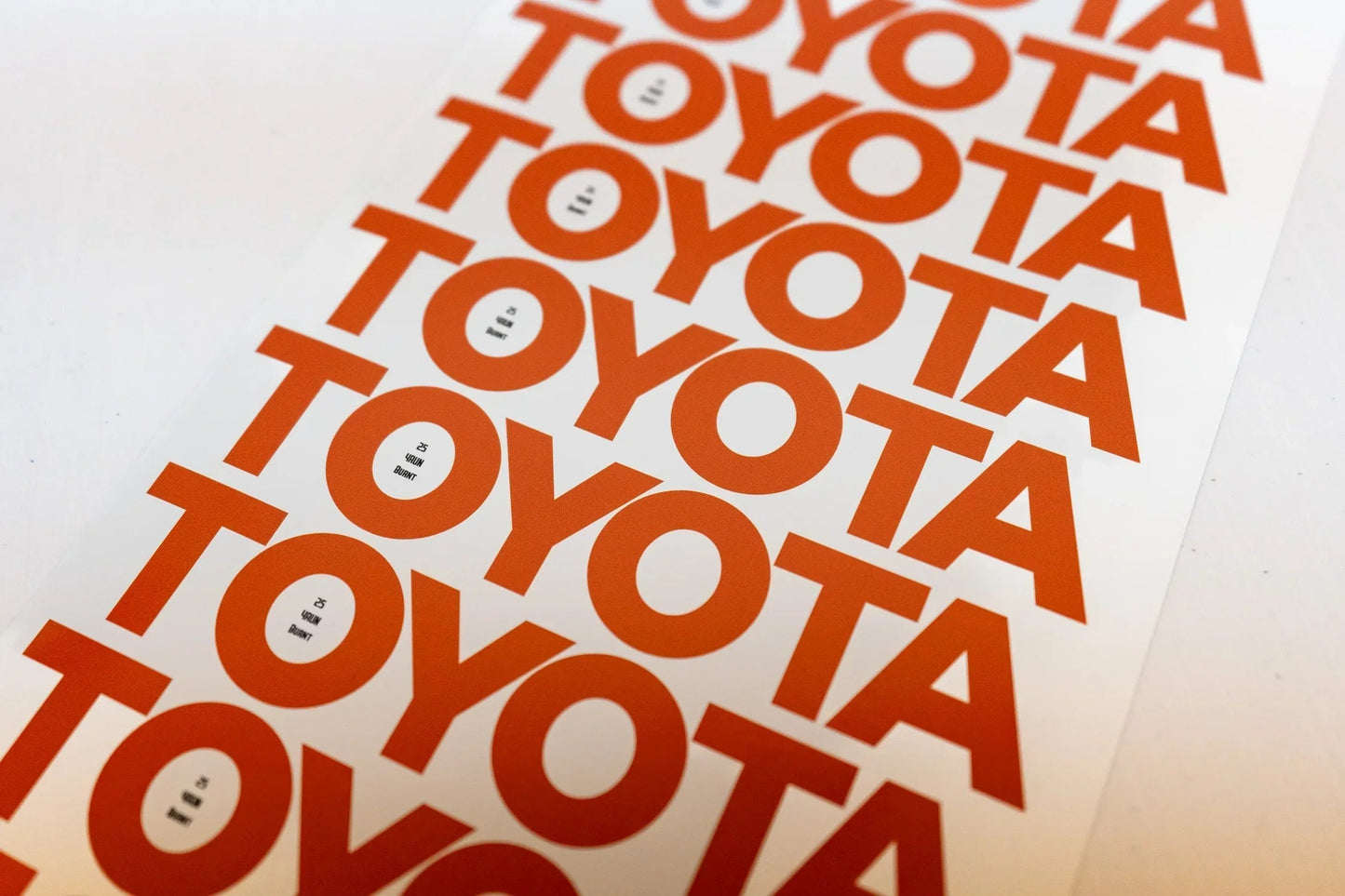 TOYOTA Front Door Sill Letter Overlays - 2024+ Tacoma / 2025+ 4Runner - 254RUN-DS-TOYOTA-RD-254RUN-DS-TOYOTA-WH-254RUN-DS-TOYOTA-EVG-254RUN-DS-TOYOTA-GB-254RUN-DS-TOYOTA-BL-  DRIVEN - 10