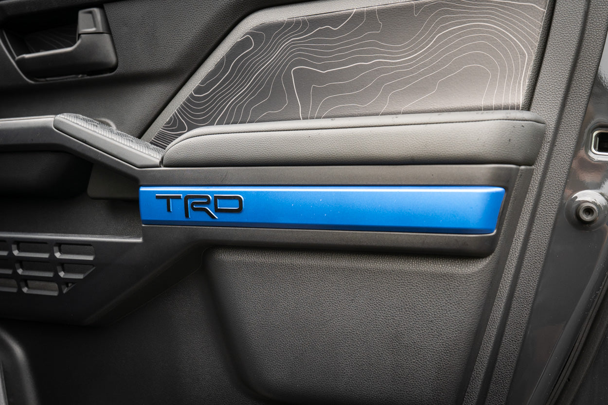 "TRD" Door Line Overlays - 2025+ 4Runner - 254RUNNERTRDDR-GB-254RUNNERTRDDR-MB-254RUNNERTRDDR-RD-254RUNNERTRDDR-WH-254RUNNERTRDDR-BL-  DRIVEN - 3