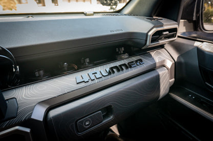 Full Width Topographic Dash Wrap - 2025+ 4Runner - 254RUNNER-SB-TP.WH-sku-51514452869439-sku-51514452902207-sku-51514452934975-sku-51514452967743-  DRIVEN - 1