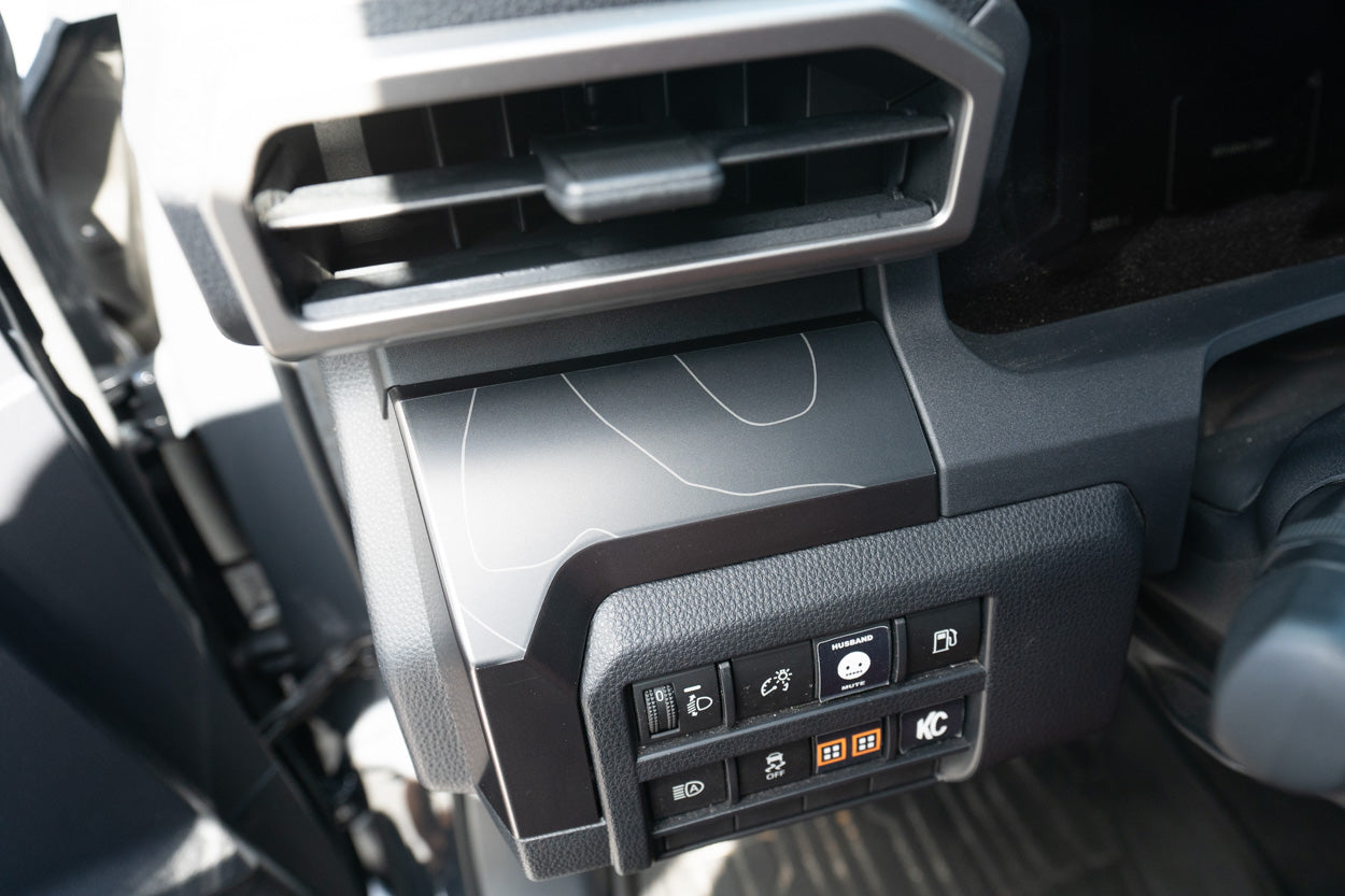 Full Width Topographic Dash Wrap - 2025+ 4Runner - 254RUNNER-SB-TP.WH-sku-51514452869439-sku-51514452902207-sku-51514452934975-sku-51514452967743-  DRIVEN - 5