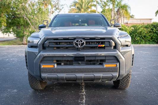 StickerFab Tri Color TRD Style Grille Emblem Version 2- 2024+ Tacoma / 2025+ 4Runner - 254SR5TRIBAR-ORANGE-254SR5TRIBAR-ORANGETP-sku-51541991063871-254SR5TRIBAR-SURFTP-  DRIVEN - 2