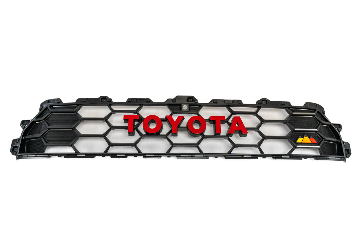 StickerFab Tri Color TRD Style Grille Emblem Version 2- 2024+ Tacoma / 2025+ 4Runner - 254SR5TRIBAR-ORANGE-254SR5TRIBAR-ORANGETP-sku-51541991063871-254SR5TRIBAR-SURFTP-  DRIVEN - 7