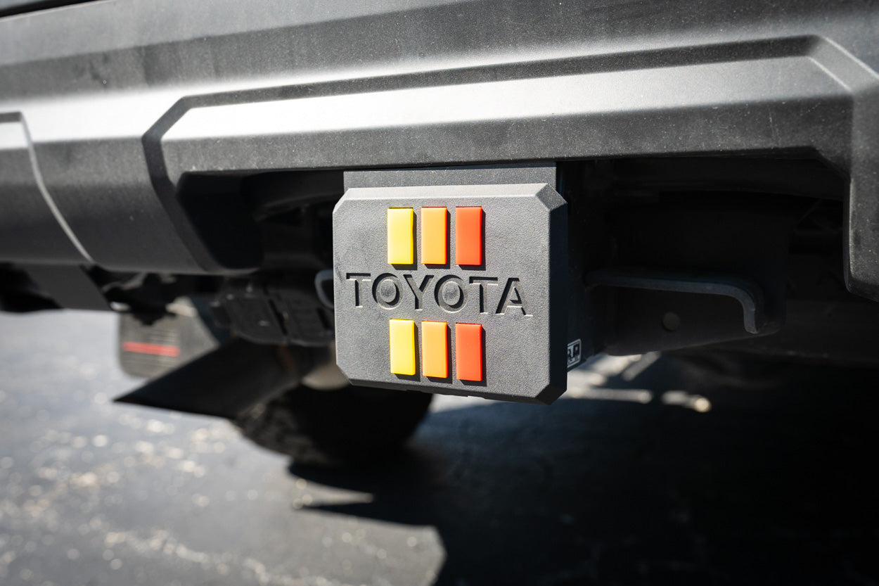 Acrylic OEM Hitch Cover Inserts - 2025+ 4Runner - 254RUNNER-HITCH-TRIO-254RUNNER-HITCH-TRIB-  DRIVEN - 5