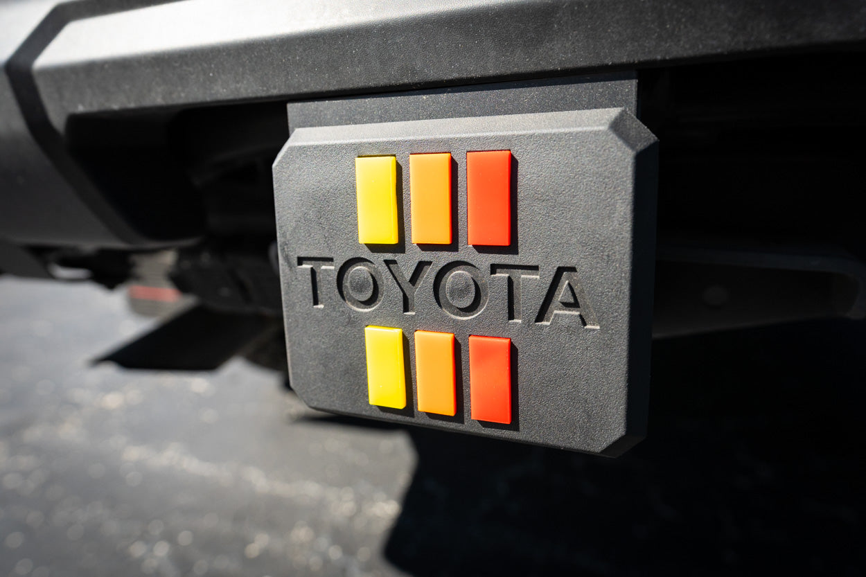 Acrylic OEM Hitch Cover Inserts - 2025+ 4Runner - 254RUNNER-HITCH-TRIO-254RUNNER-HITCH-TRIB-  DRIVEN - 6