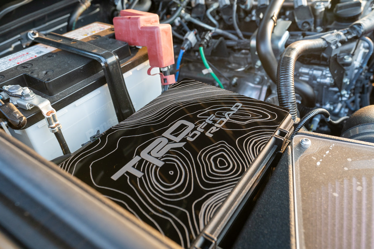 TRD Offroad or Sport Fuse Box Acrylic Plates - *2024+ Tacoma / 2025+ 4Runner - 254R-PSFB.TRDOR-PASS-sku-52865324581183-254R-PSFB.TRDOR-DRV-sku-52865324613951-254R-PSFB.TRDOR-COMBO-  DRIVEN - 5