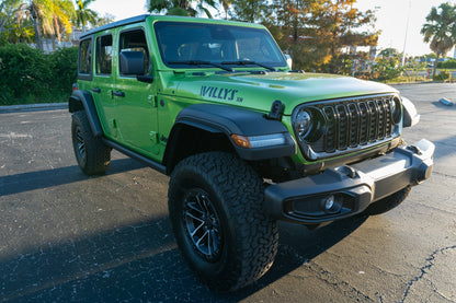 XR Stencil Style Hood Decals - 2022+ Wrangler Willys Xtreme Recon - 22JLSTENCILXR-  DRIVEN - 4