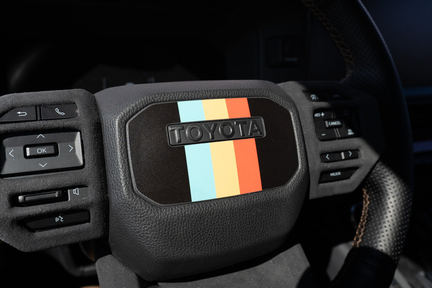 Heritage Steering Wheel Overlay - 2024+ Land Cruiser - 24LC250-SB-ST.TRI-24LC250-SB-ST.TRIB-24LC250-SB-ST.TRIS-  DRIVEN - 8