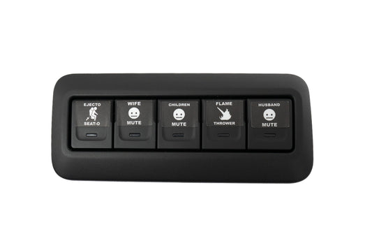 Auxiliary Switch Labels (Upfitter) - 2019+ GM and Chevy Vehicles - 19GMCHEVY-SYMBOLS-  DRIVEN - 2