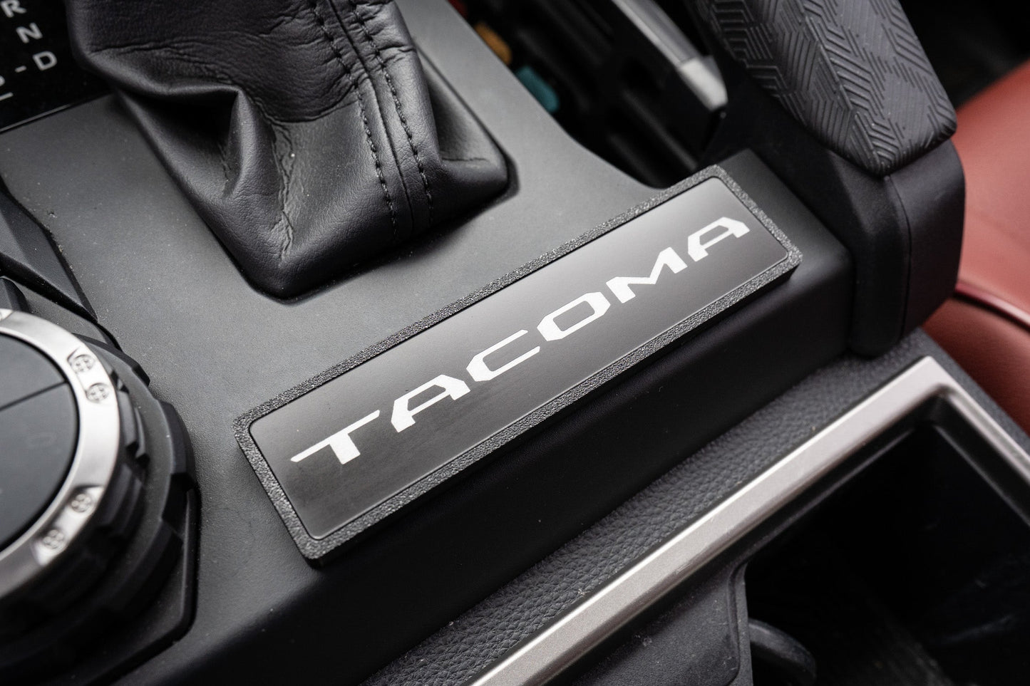 Shifter Trim Blank / Poverty Button Cover Plate - 2024+ Tacoma / 2025+ 4Runner - 24TC254RPOV-CUSTOM-24TC254RPOV-YOTAR-24TC254RPOV-TOYOTAR-24TC254RPOV-TRIGY-24TC254RPOV-TOYWH-  DRIVEN - 4