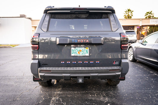Retro 4 Wheel Drive Full Color Acrylic Emblem - 2024+ Land Cruiser / GX 550 / Tacoma / 2025+ 4Runner - 24LC250-RET4WDFC-  DRIVEN - 2