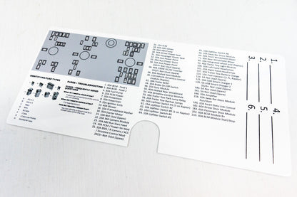 Acrylic Laser Series Fuse Box Lid Label Plate - 2021-2025 Bronco - 21BRONCOUNHDFUSE-LASER-21-21BRONCOUNHDFUSE-LASER-25-21BRONCOUNHDFUSE-LASER-SI21-21BRONCOUNHDFUSE-LASER-SI25-sku-51738716111167-  DRIVEN - 6