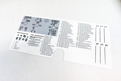 Acrylic Laser Series Fuse Box Lid Label Plate - 2021-2025 Bronco - sku-51738716111167-sku-51738716143935-21BRONCOUNHDFUSE-LASER-21-21BRONCOUNHDFUSE-LASER-25-21BRONCOUNHDFUSE-LASER-SI21-  DRIVEN - 6