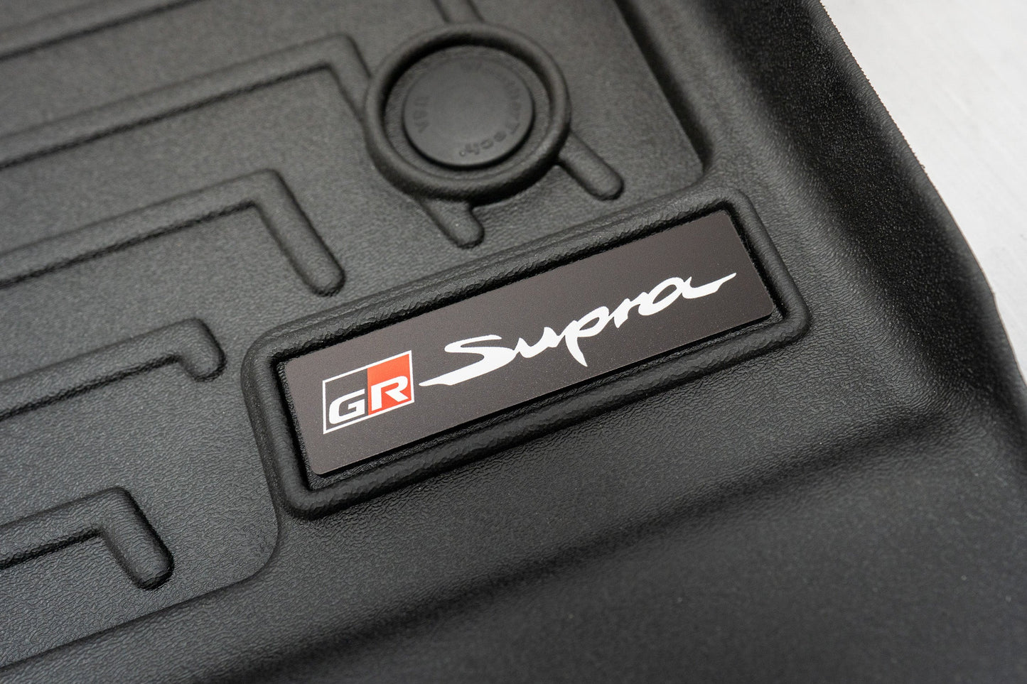 GR Supra Emblem Inserts for Weathertech Floor Mats (Single) - 2020+ Supra - A90WTMATLOGO-A90WTMATLOGO-RD-A90WTMATLOGO-SI-A90WTMATLOGO-BK-A90WTMATLOGO-ME-  DRIVEN - 3