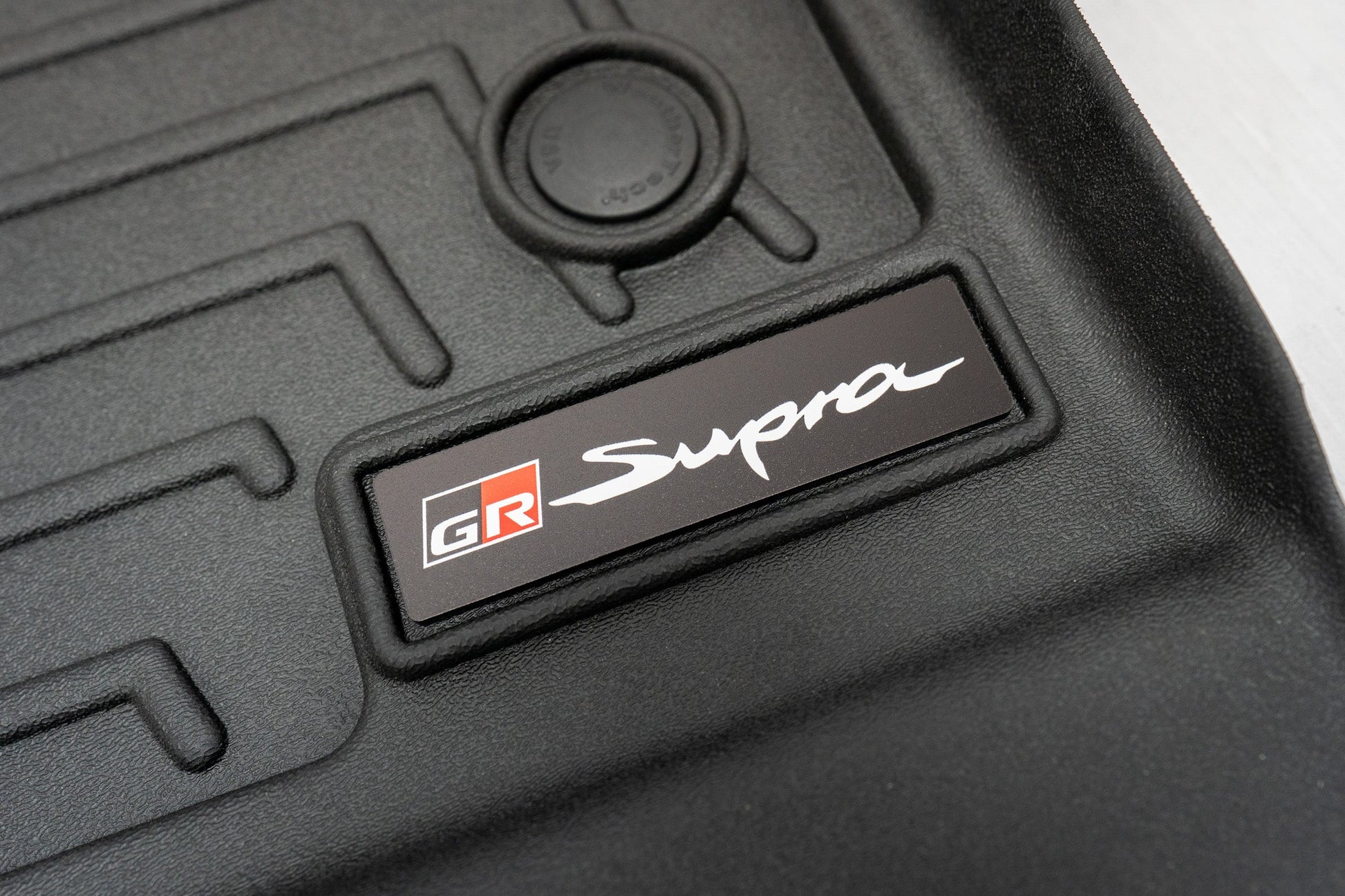 GR Supra Emblem Inserts for Weathertech Floor Mats (Single) - 2020+ Supra - A90WTMATLOGO-A90WTMATLOGO-RD-A90WTMATLOGO-SI-A90WTMATLOGO-BK-A90WTMATLOGO-ME-  DRIVEN - 3