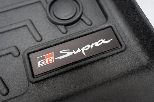 GR Supra Emblem Inserts for All-Weather Floor Mats (Single) - 2020+ Supra - A90WTMATLOGO-A90WTMATLOGO-RD-A90WTMATLOGO-SI-A90WTMATLOGO-BK-A90WTMATLOGO-ME-  DRIVEN - 1