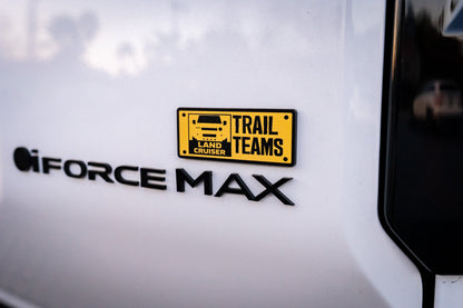 Trail Teams Liftgate Emblem - 2024+ Land Cruiser / 2025+ 4Runner - 24LC250-TRAILTEAMS-254R-TRAILTEAMS-  DRIVEN - 5