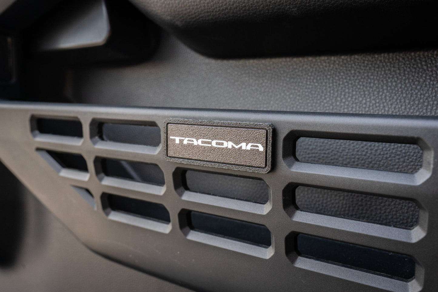 Door Logo Inserts - 2024+ Tacoma / 2025+ 4Runner - 24TC254RDRINS-CUSTOM-24TC254RDRINS-4R-24TC254RDRINS-TACO-24TC254RDRINS-4RHER-24TC254RDRINS-TACOHER-  DRIVEN - 5