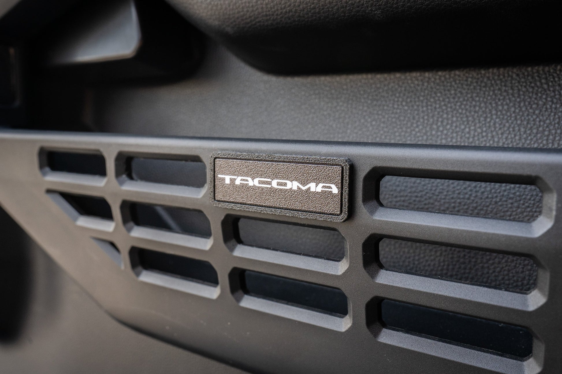 Door Logo Inserts - 2024+ Tacoma / 2025+ 4Runner - 24TC254RDRINS-CUSTOM-24TC254RDRINS-4R-24TC254RDRINS-TACO-24TC254RDRINS-4RHER-24TC254RDRINS-TACOHER-  DRIVEN - 5