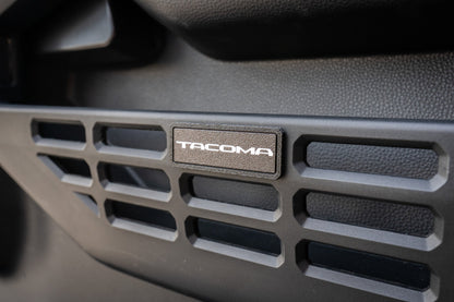 Door Logo Inserts - 2024+ Tacoma / 2025+ 4Runner - 24TC254RDRINS-CUSTOM-24TC254RDRINS-4R-24TC254RDRINS-TACO-24TC254RDRINS-4RHER-24TC254RDRINS-TACOHER-  DRIVEN - 5