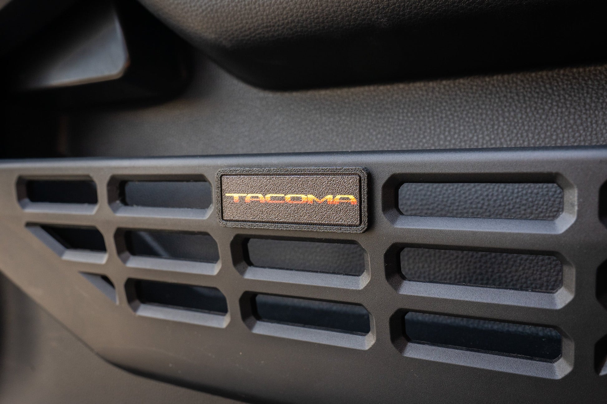 Door Logo Inserts - 2024+ Tacoma / 2025+ 4Runner - 24TC254RDRINS-CUSTOM-24TC254RDRINS-4R-24TC254RDRINS-TACO-24TC254RDRINS-4RHER-24TC254RDRINS-TACOHER-  DRIVEN - 7