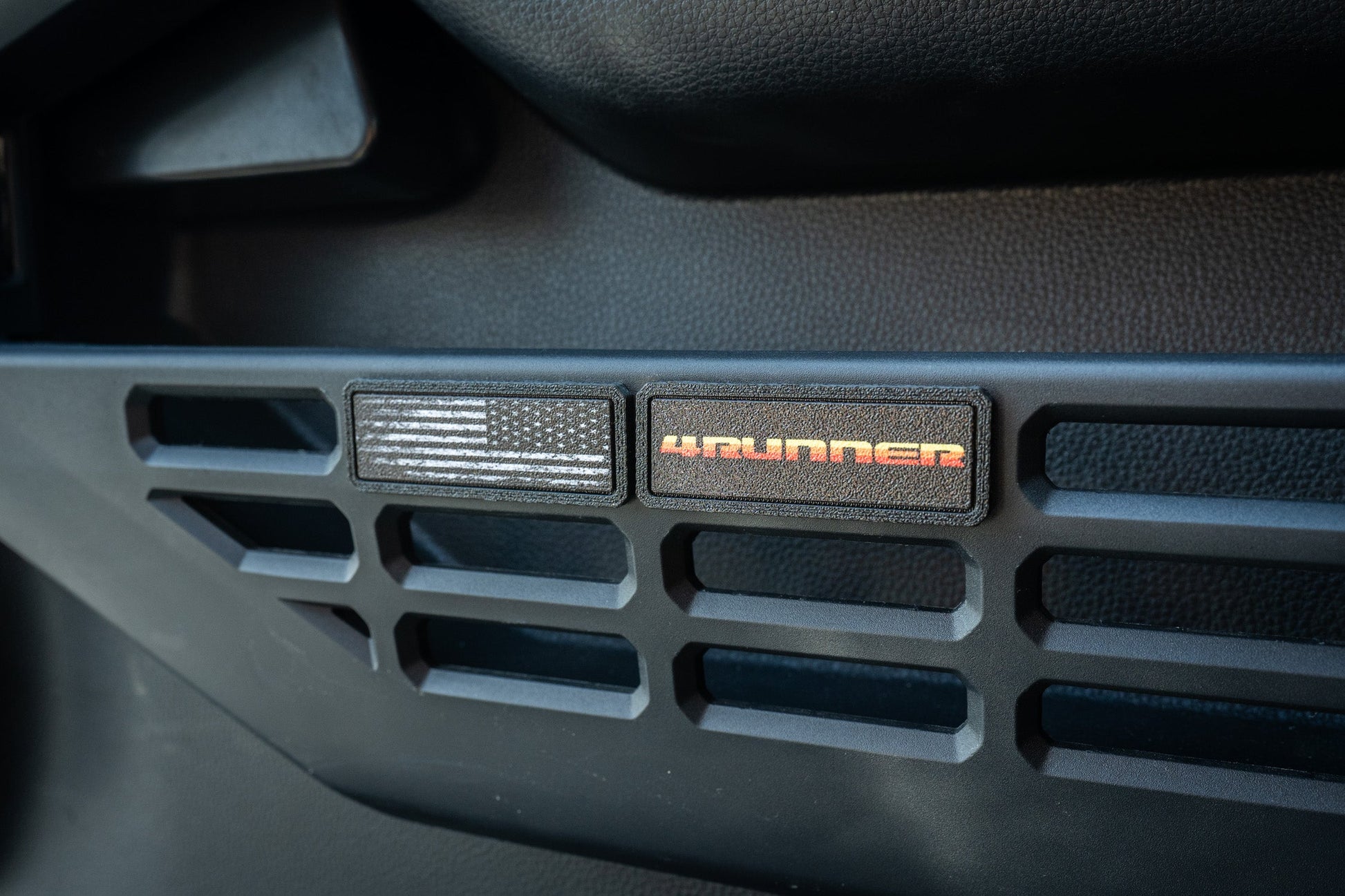 Door Logo Inserts - 2024+ Tacoma / 2025+ 4Runner - 24TC254RDRINS-CUSTOM-24TC254RDRINS-4R-24TC254RDRINS-TACO-24TC254RDRINS-4RHER-24TC254RDRINS-TACOHER-  DRIVEN - 11