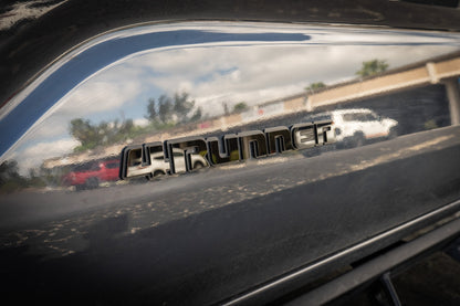 4RUNNER Front Door Emblems (6th Gen Style) - 2025+ 4Runner - 254RUNFTDOOR-4R-  DRIVEN - 3