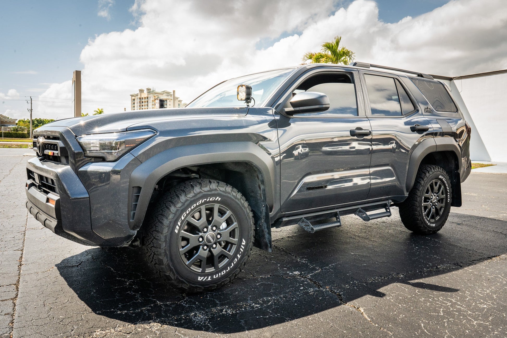 4RUNNER Front Door Emblems (6th Gen Style) - 2025+ 4Runner - 254RUNFTDOOR-4R-  DRIVEN - 6
