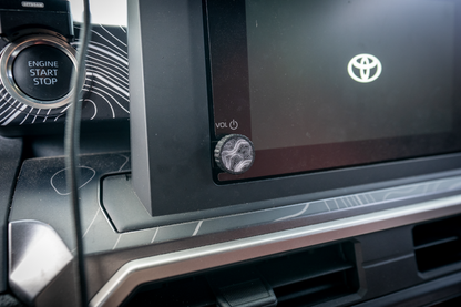 Custom Radio Knob - 2024+ Tacoma 8" / Land Cruiser / 2025+ 4Runner 8" - sfbTOY8IN-TP-sfbTOY8IN-BUC-sfbTOY8IN-OUC-sfbTOY8IN-RUC-sfbTOY8IN-BLUC-  DRIVEN - 3