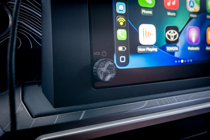 Custom Radio Knob - 2024+ Tacoma 8" / Land Cruiser / 2025+ 4Runner 8" - sfbTOY8IN-TP-sfbTOY8IN-BUC-sfbTOY8IN-OUC-sfbTOY8IN-RUC-sfbTOY8IN-BLUC-  DRIVEN - 4
