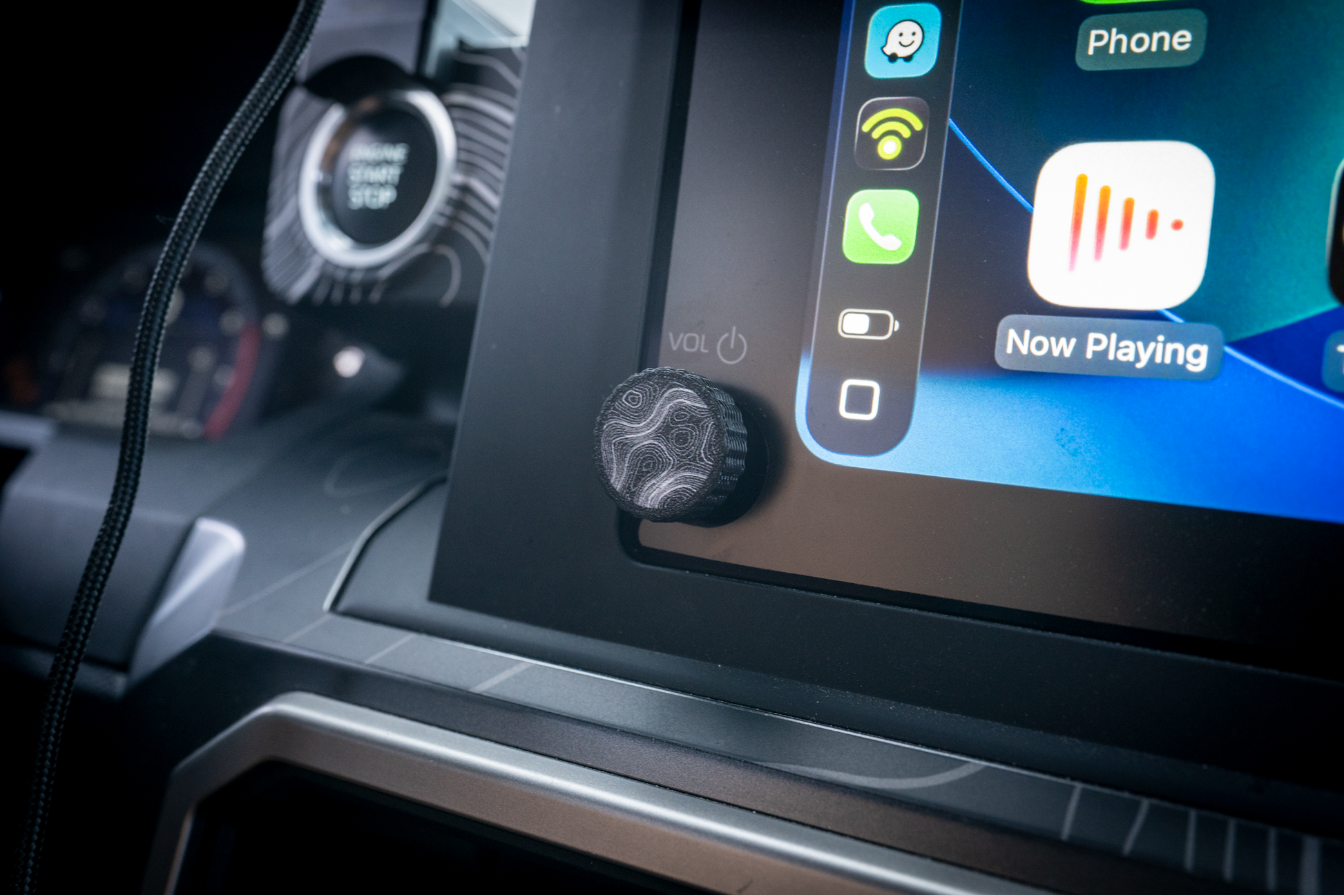 Custom Radio Knob - 2024+ Tacoma 8" / Land Cruiser / 2025+ 4Runner 8" - sfbTOY8IN-TP-sfbTOY8IN-BUC-sfbTOY8IN-OUC-sfbTOY8IN-RUC-sfbTOY8IN-BLUC-  DRIVEN - 1