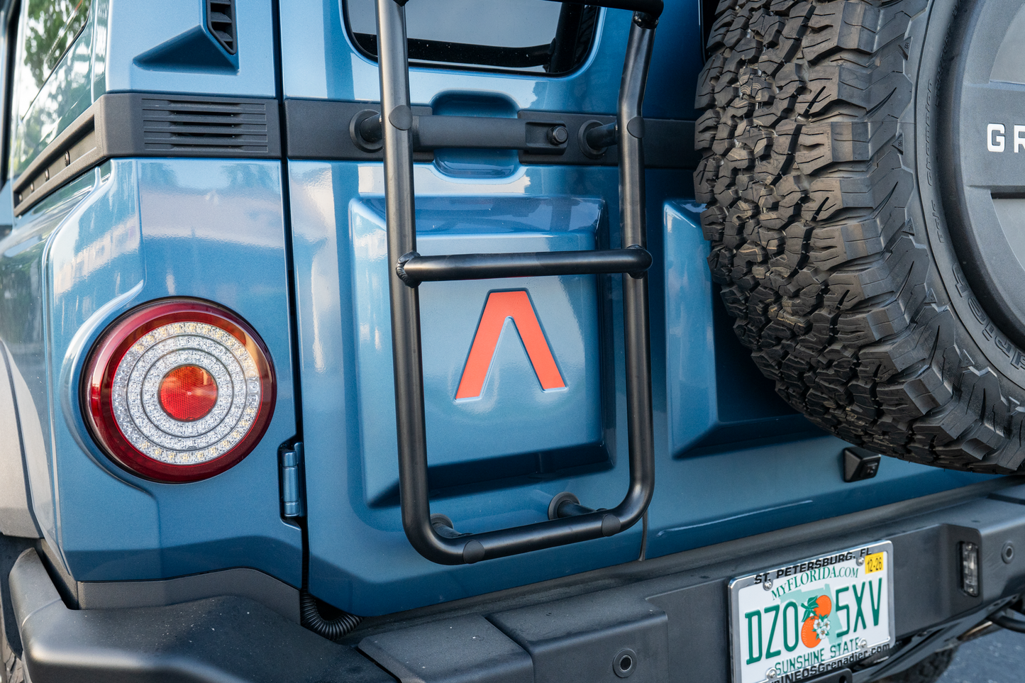 Emergency Reflective Lambda Rear Tailgate Overlay - 2024+ Grenadier - 24GRENADIERTGE-GB-24GRENADIERTGE-MB-24GRENADIERTGE-RD-24GRENADIERTGE-CODE-24GRENADIERTGE-CODETP-  DRIVEN - 1