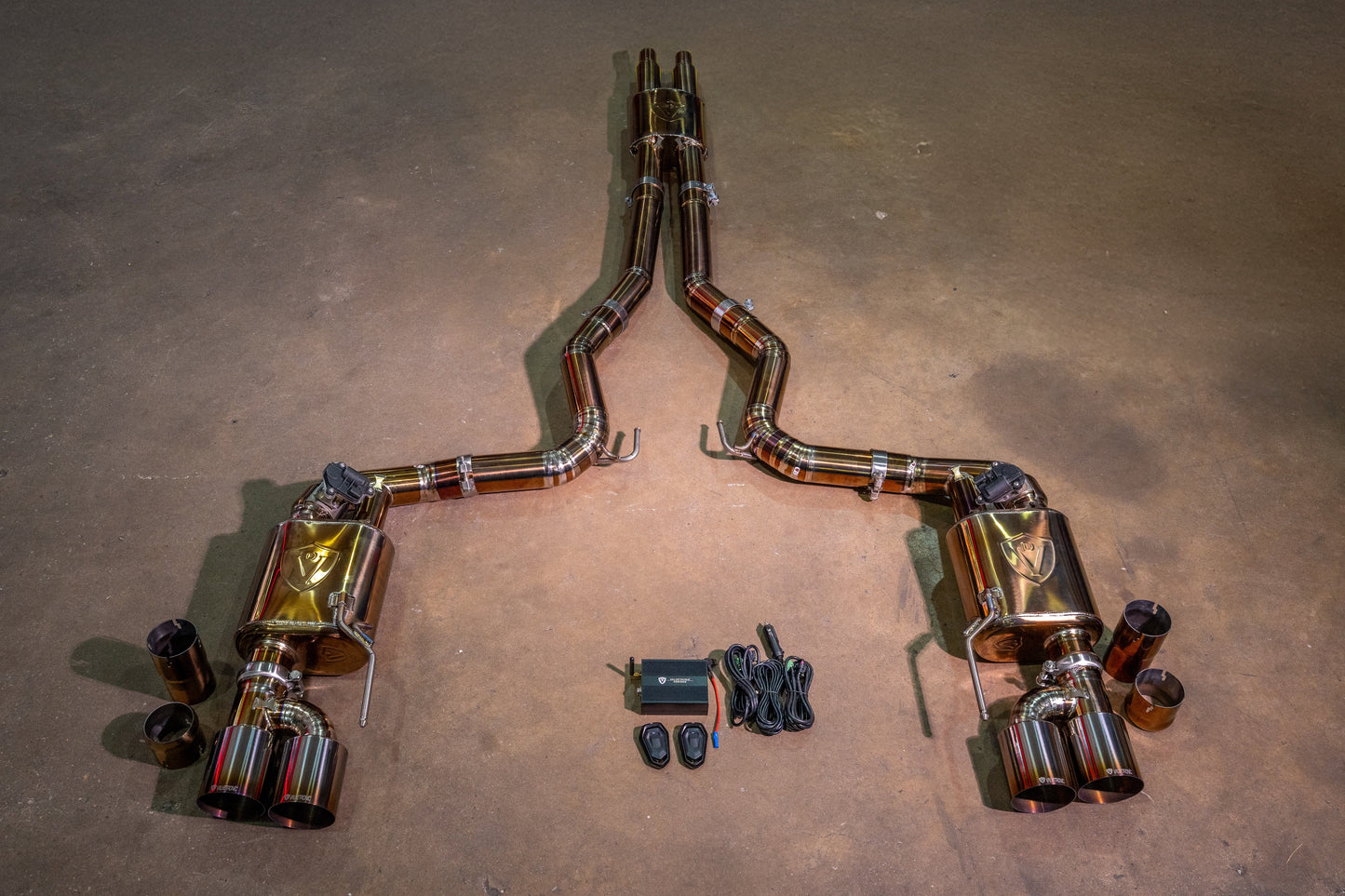 Ford Mustang GT S550 Valved Sport Exhaust System - FRD.S550.S650.VSES.TI-  DRIVEN - 11