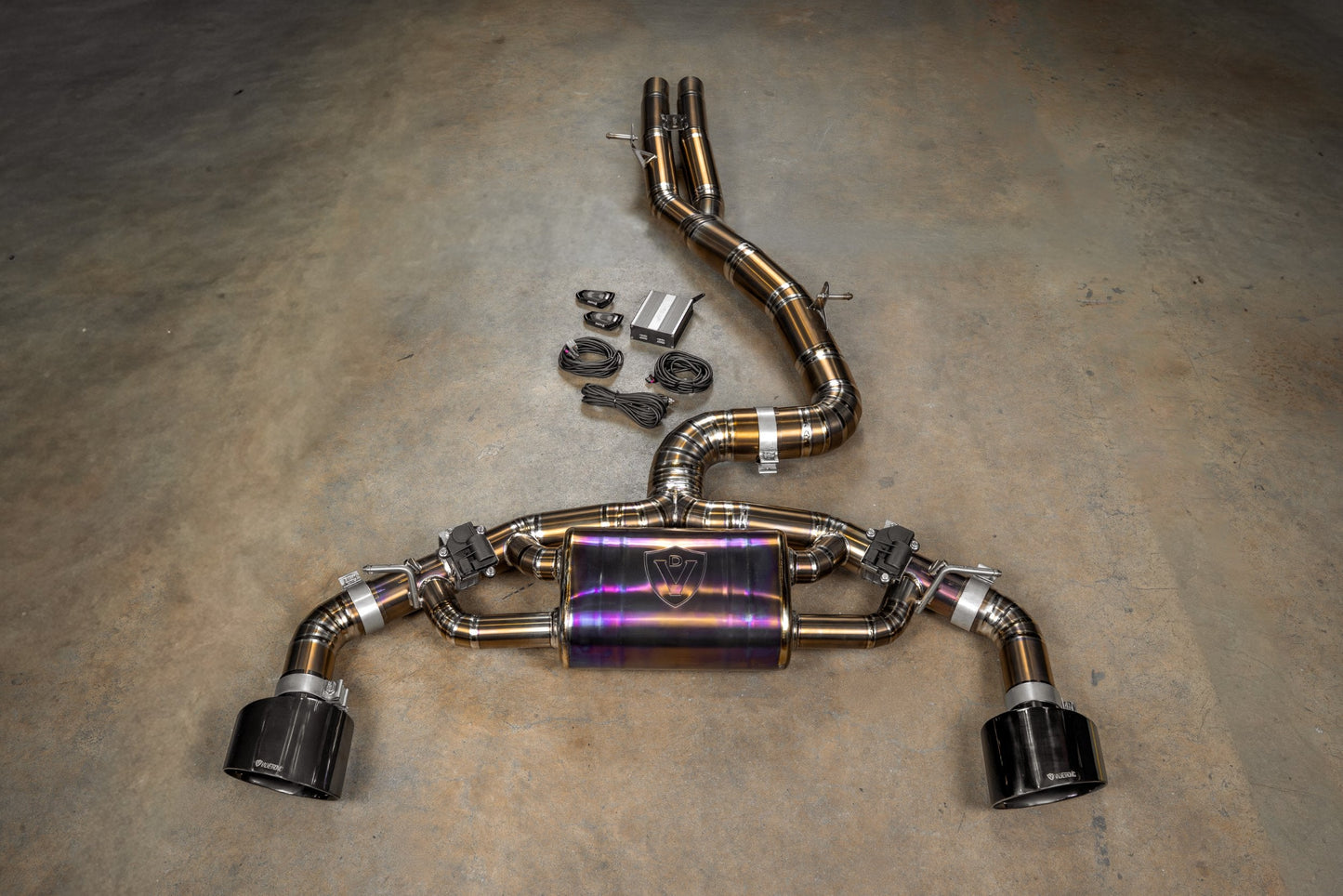 Audi TTRS MK3 Valved Sport Exhaust System - AUD.MK3.VSES.BR-AUD.MK3.VSES.TI-  DRIVEN - 4