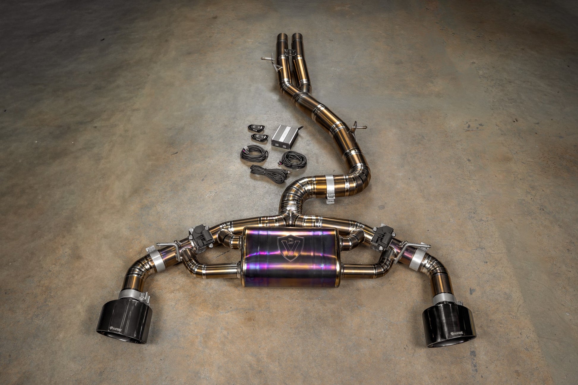 Audi TTRS MK3 Valved Sport Exhaust System - AUD.MK3.VSES.BR-AUD.MK3.VSES.TI-  DRIVEN - 4