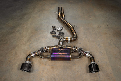 Audi TTRS MK3 Valved Sport Exhaust System - AUD.MK3.VSES.BR-AUD.MK3.VSES.TI-  DRIVEN - 4